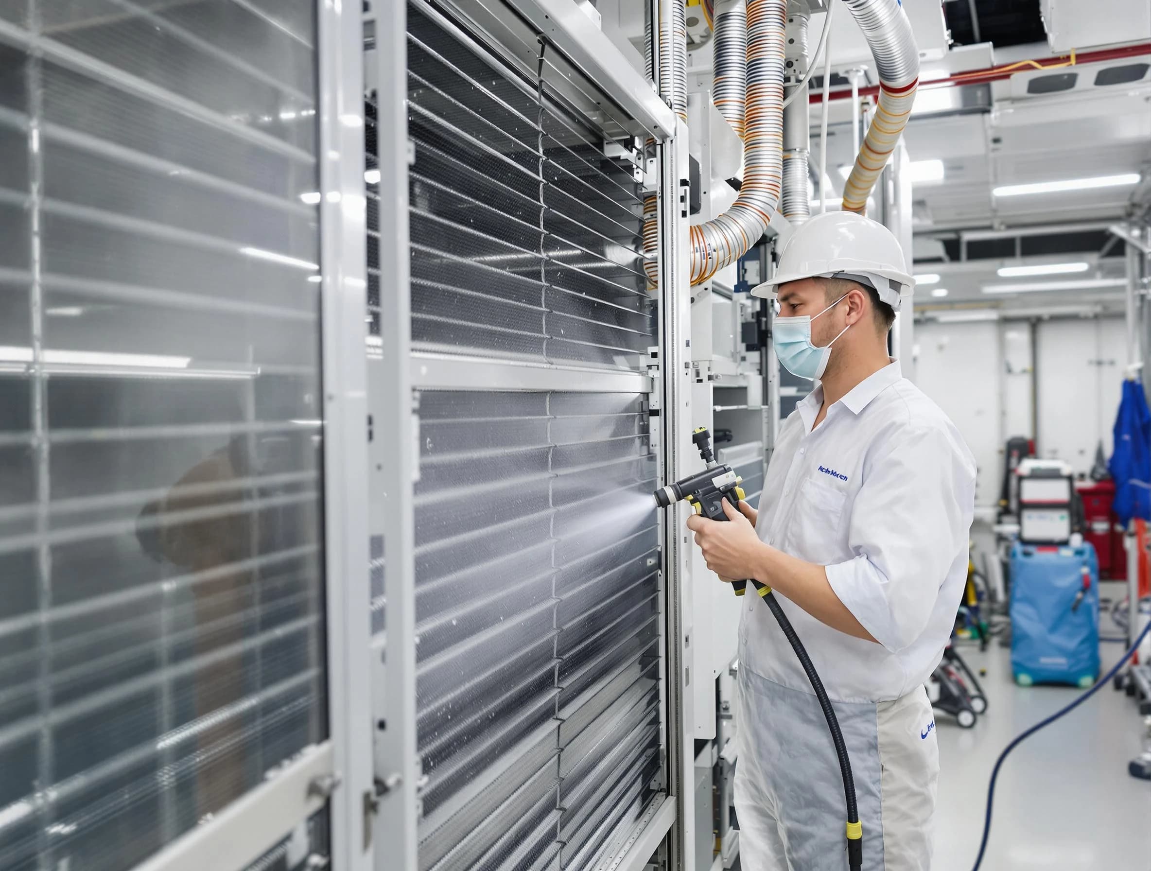 Professional AC coil cleaning by Hooper Air Duct Cleaning in Hooper