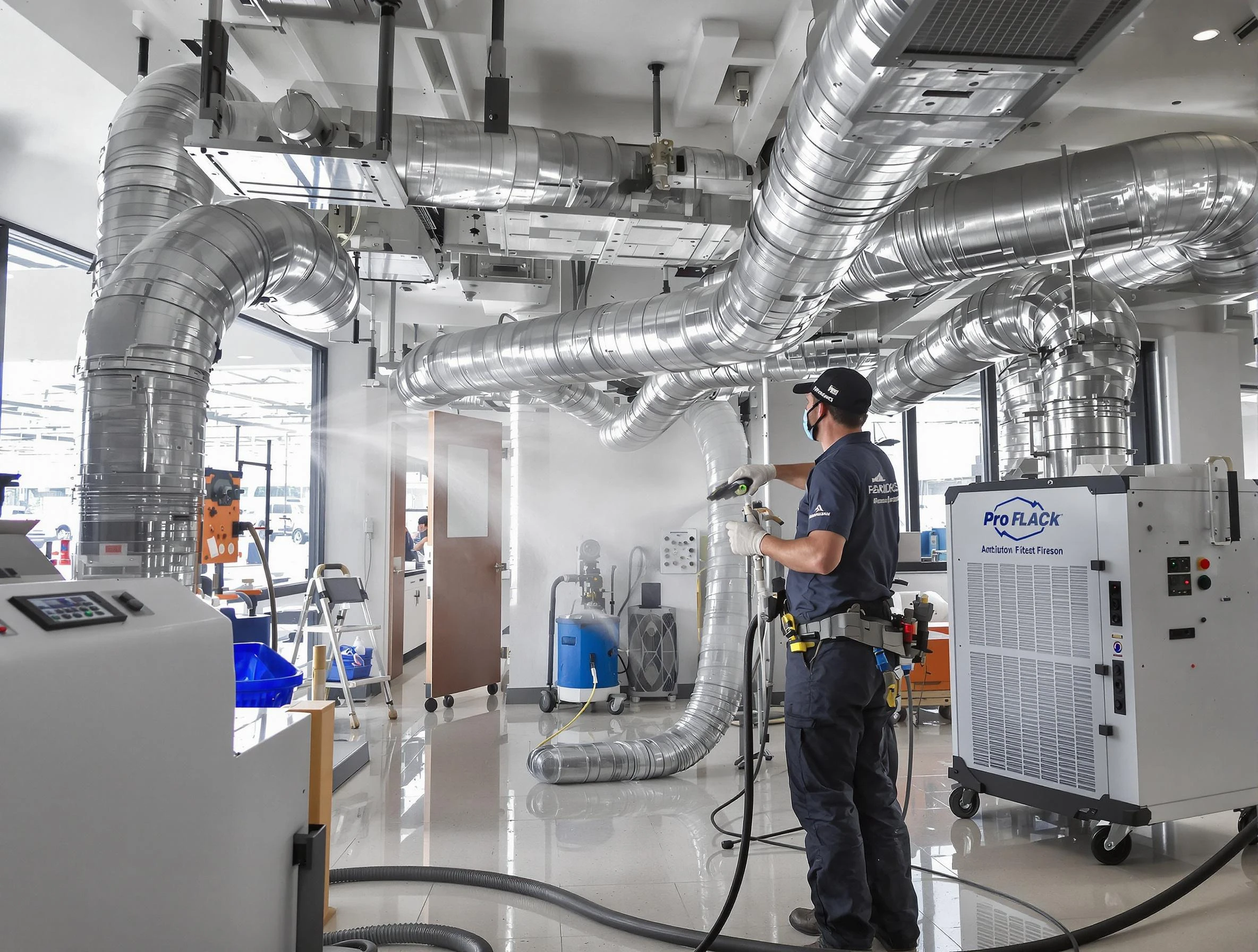 Negative Pressure Air Duct Cleaning in Hooper