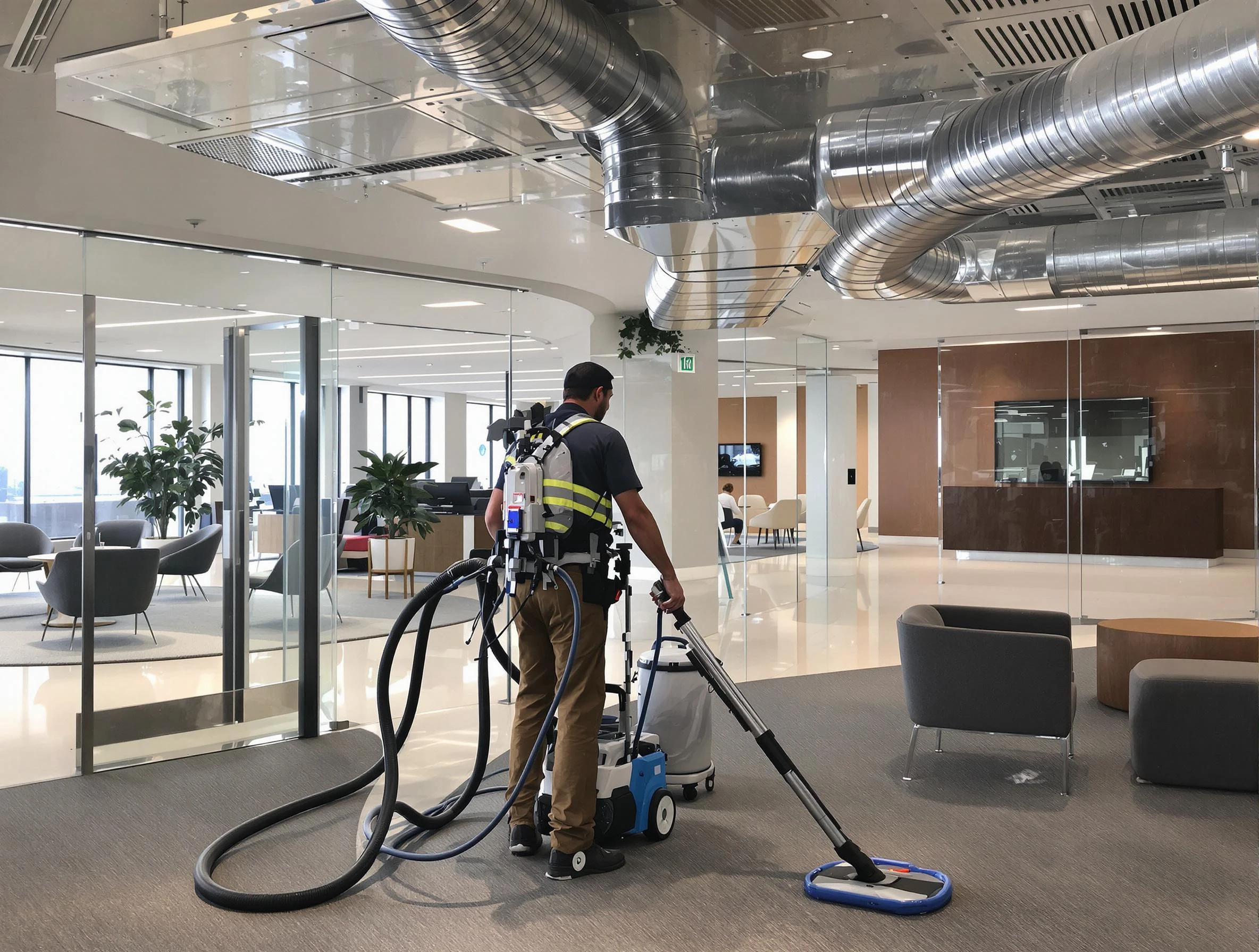 Commercial duct cleaning service by Hooper Air Duct Cleaning in Hooper