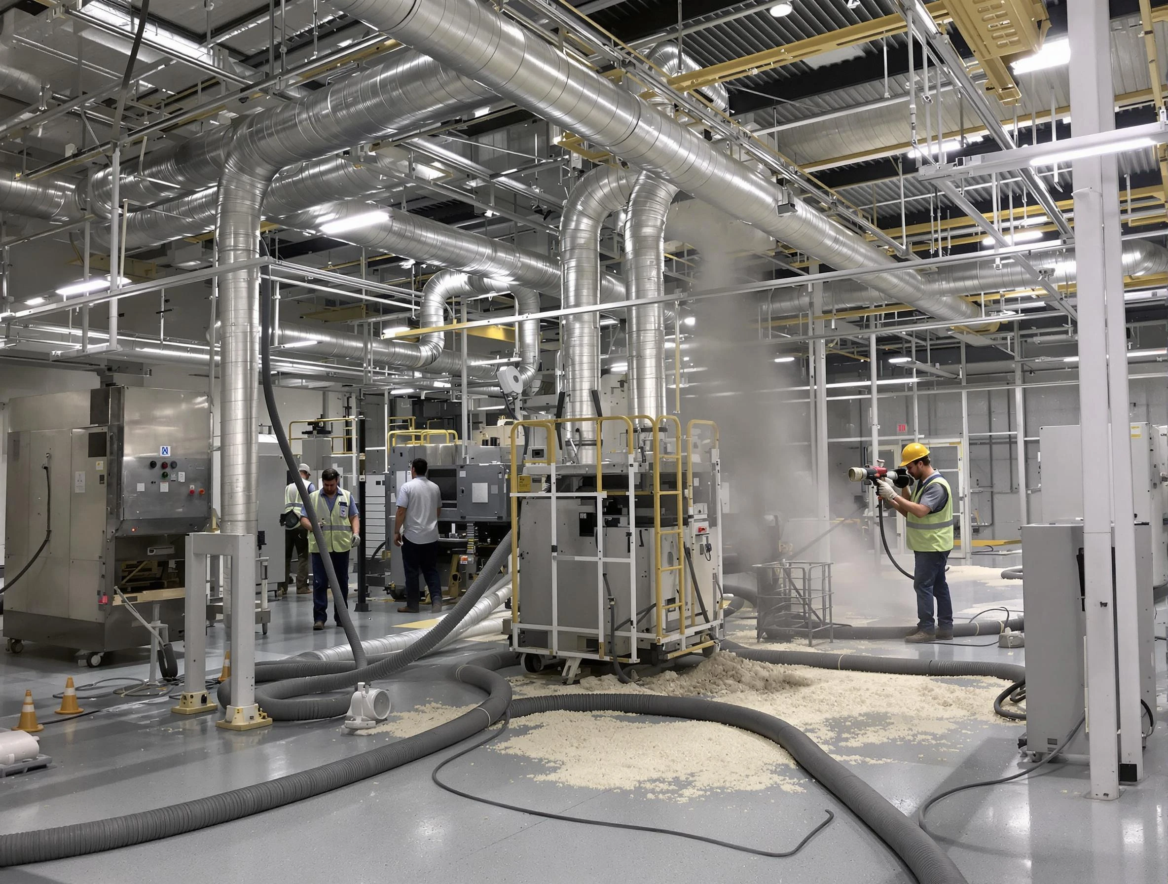 Heavy-duty industrial duct cleaning by Hooper Air Duct Cleaning in Hooper